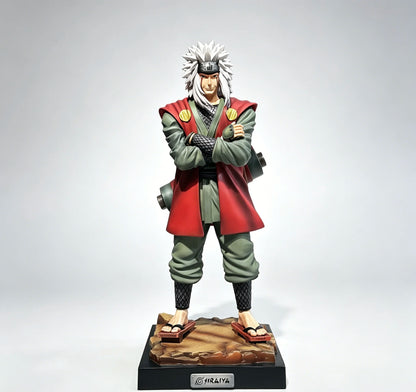 Real Shot Photos Naruto Series Standing Jiraiya Anime GK Figure Statue Model Ornament, Popular Trendy Toy Gift