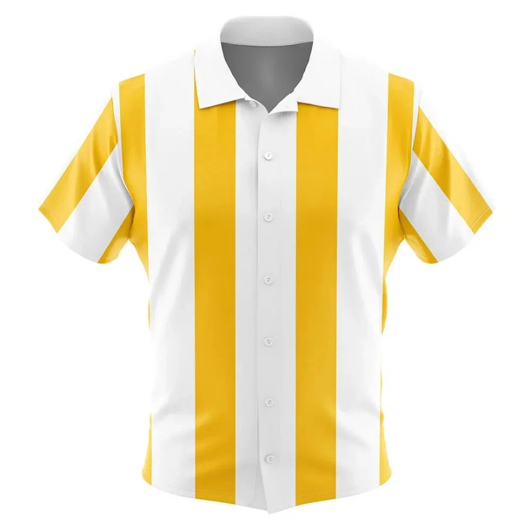 One Piece Chopper Cosplay Striped Anime Hawaii Shirt Summer Sports Leisure Men's T-Shirt Children's Clothing Tee Y2k Woman