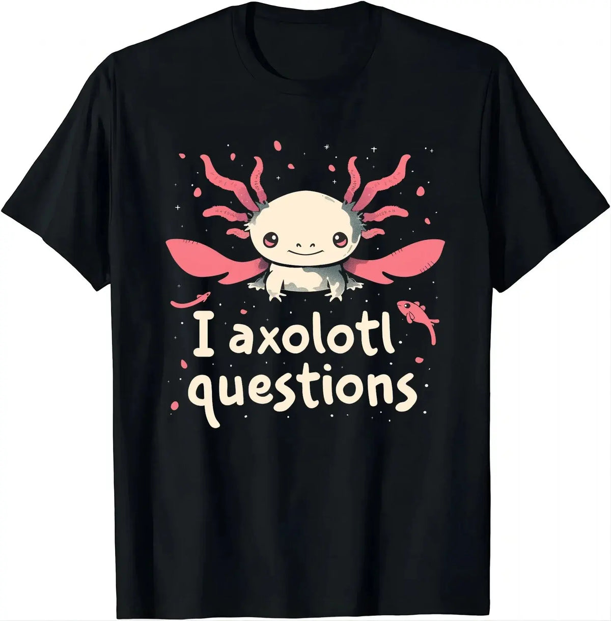 I AXOLOTL QUESTIONGS Children Boy Girl T shirt 2026 New Summer Short Sleeve T-Shirt Cute Style kidS casual SPORTS Tops