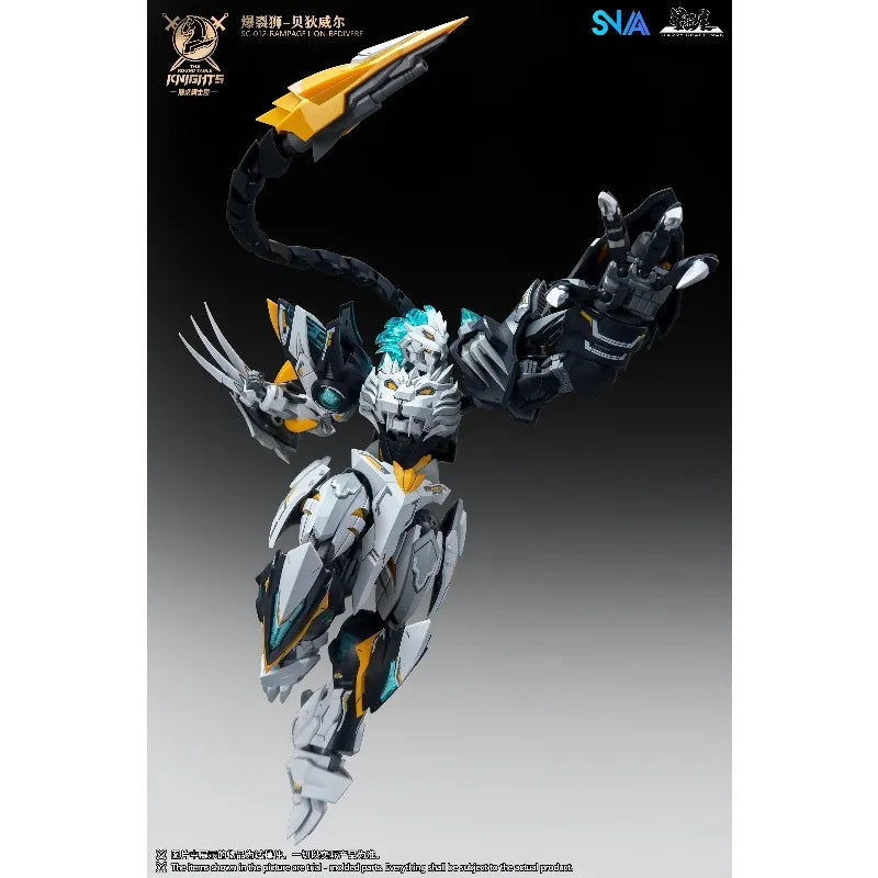 In Stock SNAA SC-012 Round Table Knights Burst Lion Bedivere 1/144 Assembly Mecha Domestic Model Kit Gift Collectible Ornaments