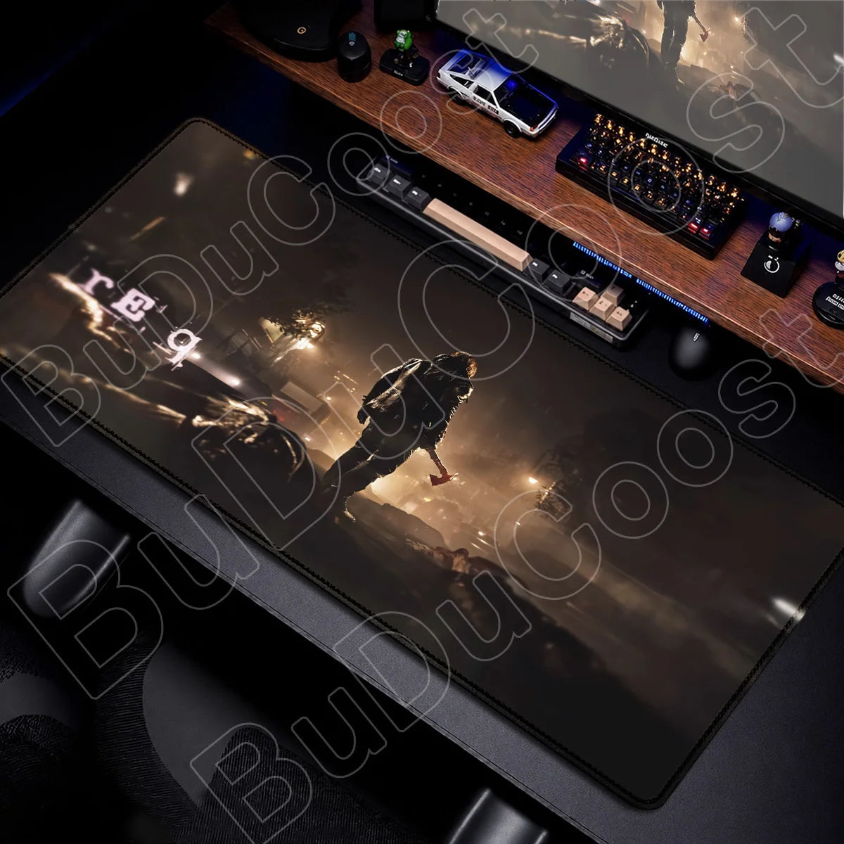 Laptop Tabletop Carpet PC Rubber Accessories Large Stitch Edge Office Mouse Pads Resident Evil Requiem E-sport Game Cabinet Mats