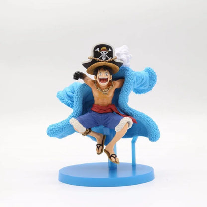 20th Anniversary One Piece Anime Figure Blue Ver.Luffy Zoro Chopper Sanji Robin Franky Usopp Nami Brook Action Figure Model Toy