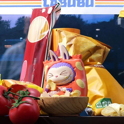 POPMART THE LABUBU MONSTERS WACKY MART Series Blind Box Guess Bag  Original charm Girl festival gift Anime figures Ornament