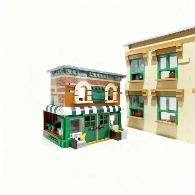 2703pcs MOC Sesame Square Modular Architecture Street Scene Model Building Blocks DIY Art Set Mega Mini Large Iconic Toy Gift