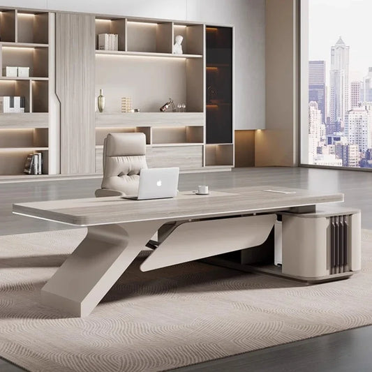 Unusual Executive Office Desk Creativity Drawers European Boss Computer Desks High End Designer Escritorio Oficina Furniture