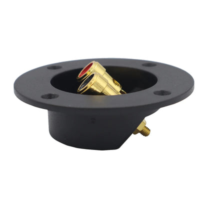 Square Pillar Speaker Cable Hole 48-75) Box Circle 2 Copper (install Wire Junction Acoustic Terminal Binding Post Support Amt