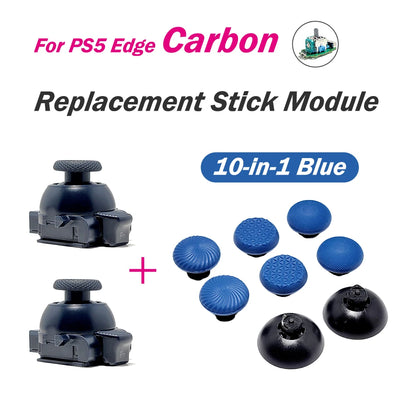 Replacement Stick Module for PS5 Edge Controller TMR Joystick Adjustable Tension Module 3D Analog ThumbStick Anti-Drift Durable