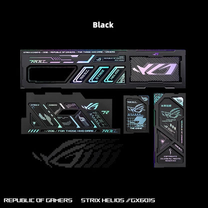 4pcs ASUS ROG GX601S Case Panel Magnet ATX PC Shroud 5V3PIN ARGB DATA Monitor DIY Gamers Refit Chassis Cabinet MOD New Arrival