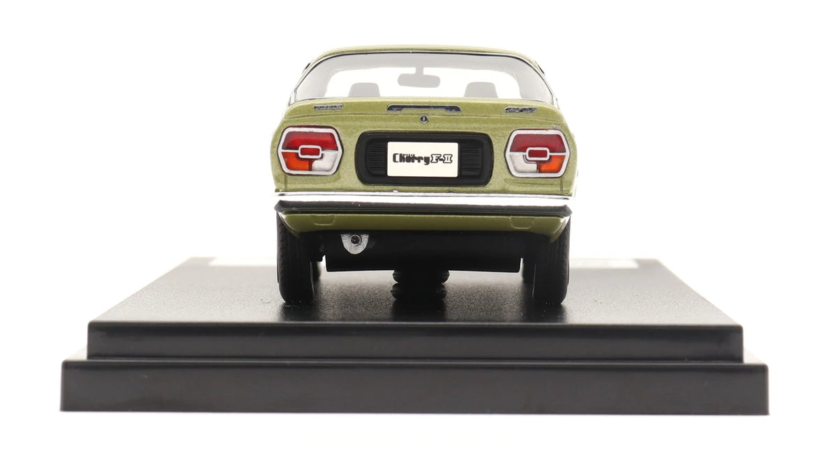 1:43 Hi Story for Nissan Cherry F2 COUPE GX 1974 Resin Car Model Vehicles High End Car Toys Model Collection Decoration Gift