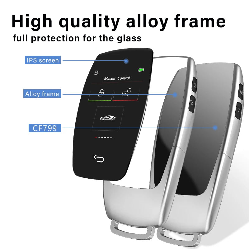 Universal Smart Car Remote Key For BMW Mercedes-Benz Audi Hyundai Toyota Mazda Honda Lexus Porsche Kia Modified CF799 LCD Screen