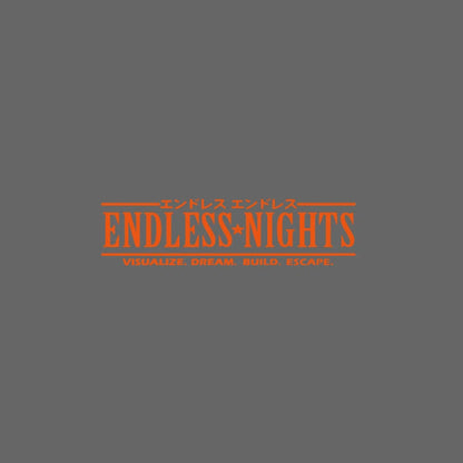 ENDLESS NIGHT JDM Car Window Decal Sticker Bumper Sticker, Windshield Banner, Body Modification Decorative Car Sticker
