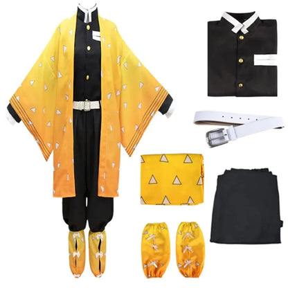 Halloween Costume de Cosplay Animer Agatsuma Zenitsu, dessin animéZenitsu