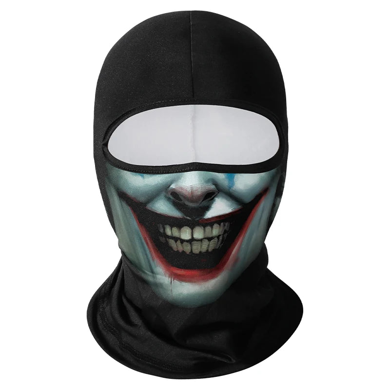 Cycling Mask Skull Quick-drying Sunscreen Balaclava Men's Motorcycle Elastic Helmet Lined Ghost Full Face Windproof Headgear