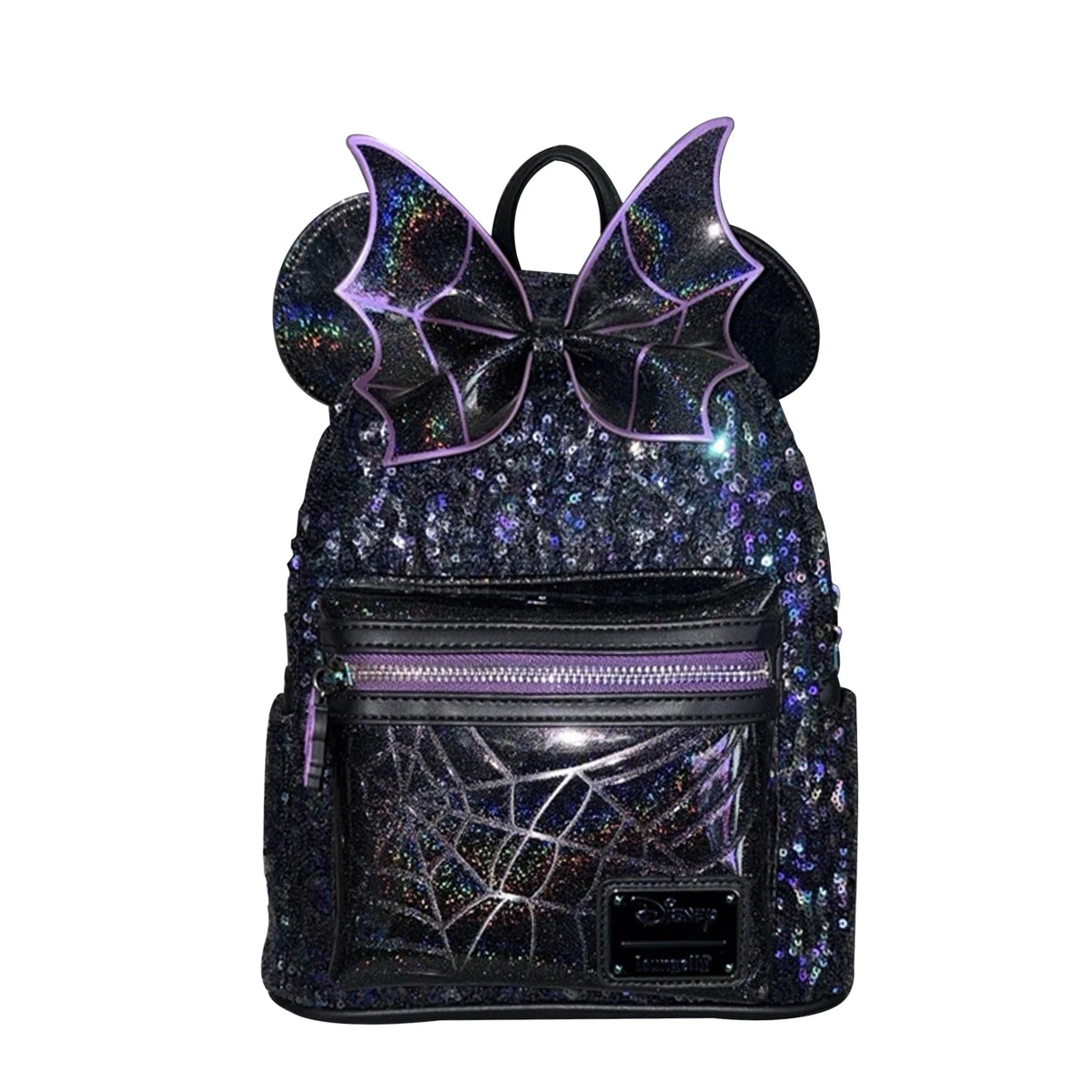 New Loungefly Beauty and The Beast Belle Stained Glass Portrait Mini Backpack Wallet