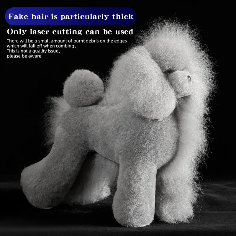 Teddy Pet Simulation Hair Beauty Fake Beautician Practicing Dog Standard Teddy Full Body Fake Head, Skeleton Model, Pet Groomer