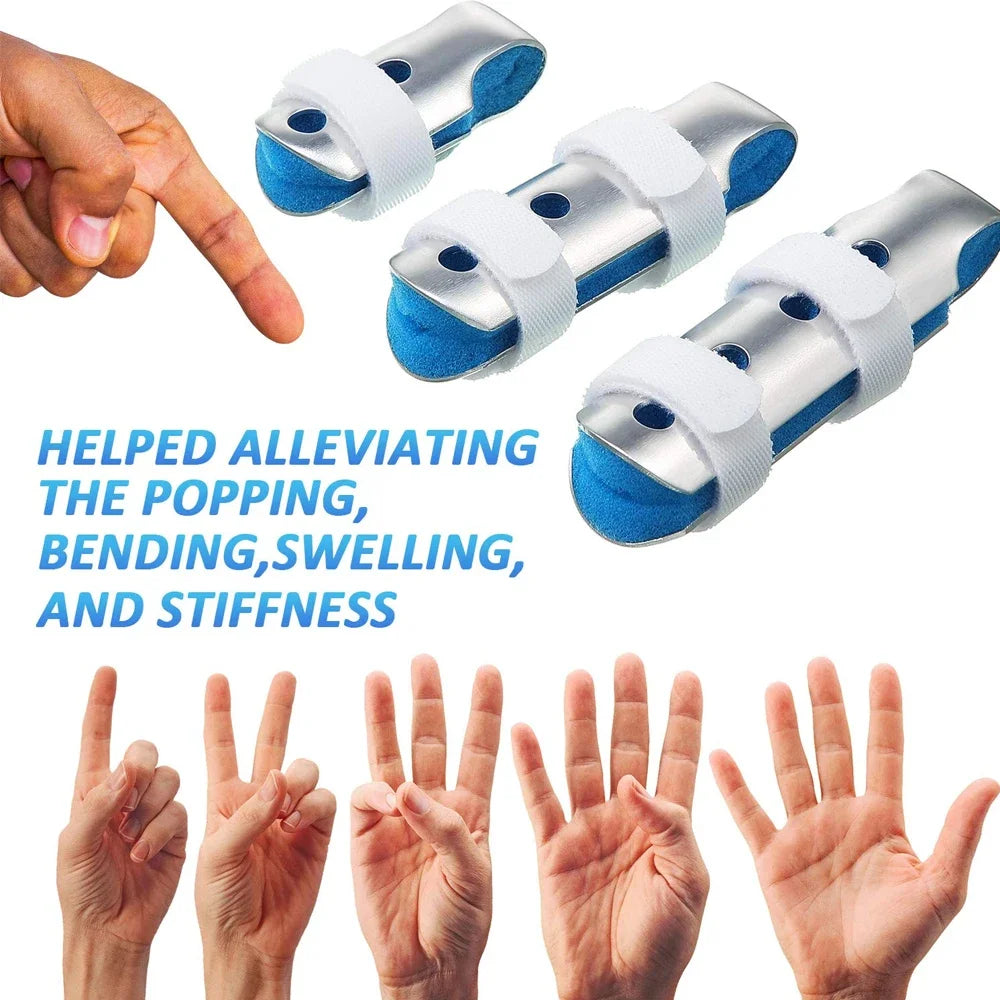 1Pc Finger Splint, Finger Support Brace Stabilizer for Broken Fingers Straightening Arthritis Knuckle Immobilization