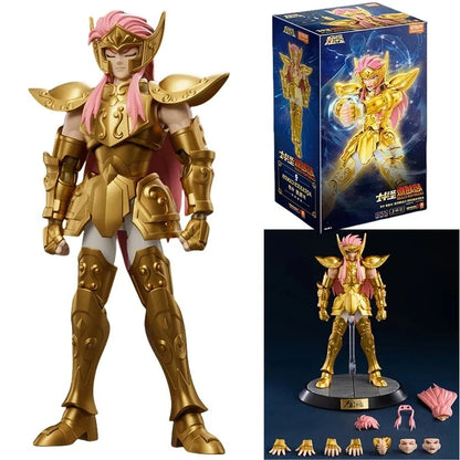 BLOKEES Original Gold Saint Seiya Cancer Deathmask Dragon Shiryu Capricorn Shura High-Detailed Anime Statue Action Figure Model