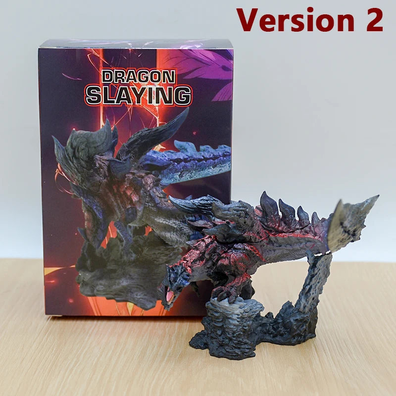 22cm Monster Hunter World Kirin Anime Figure Capcom Builder Creator's Model Glavenus/Dinovaldo/Velkhana Action Figure Doll Toys