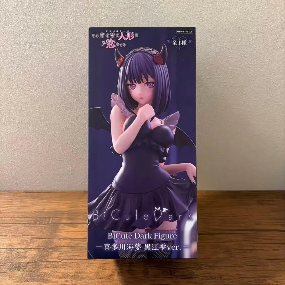 In Stock FuRyu Original Genuine Anime My Dress-Up Darling Kitagawa Marin Kuroe Shizuku 25cm Model Toys BiCute Dark Figure Gift