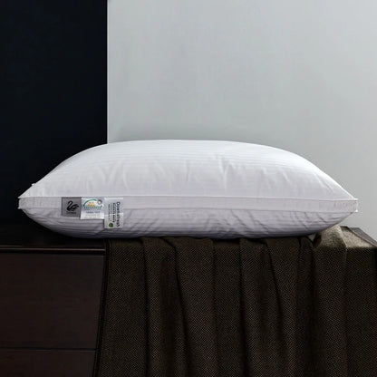 5 Star Hotel Quality Goose down Pillow with 3D Neck Support Slow Rebound 100% Cotton Fabric for Comfortable Sleep