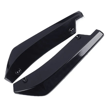 Universal Car Front Rear Bumper Strip Lip Spoiler Diffuser Splitter Scratch Protector Carbon Fiber Winglets Side Skirt Extension