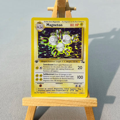 FO PTCG7-003 Tcg proxy PKM Cards hitmonlee zapdos Rare Collection Battle Toys Gifts for Hobbies home play