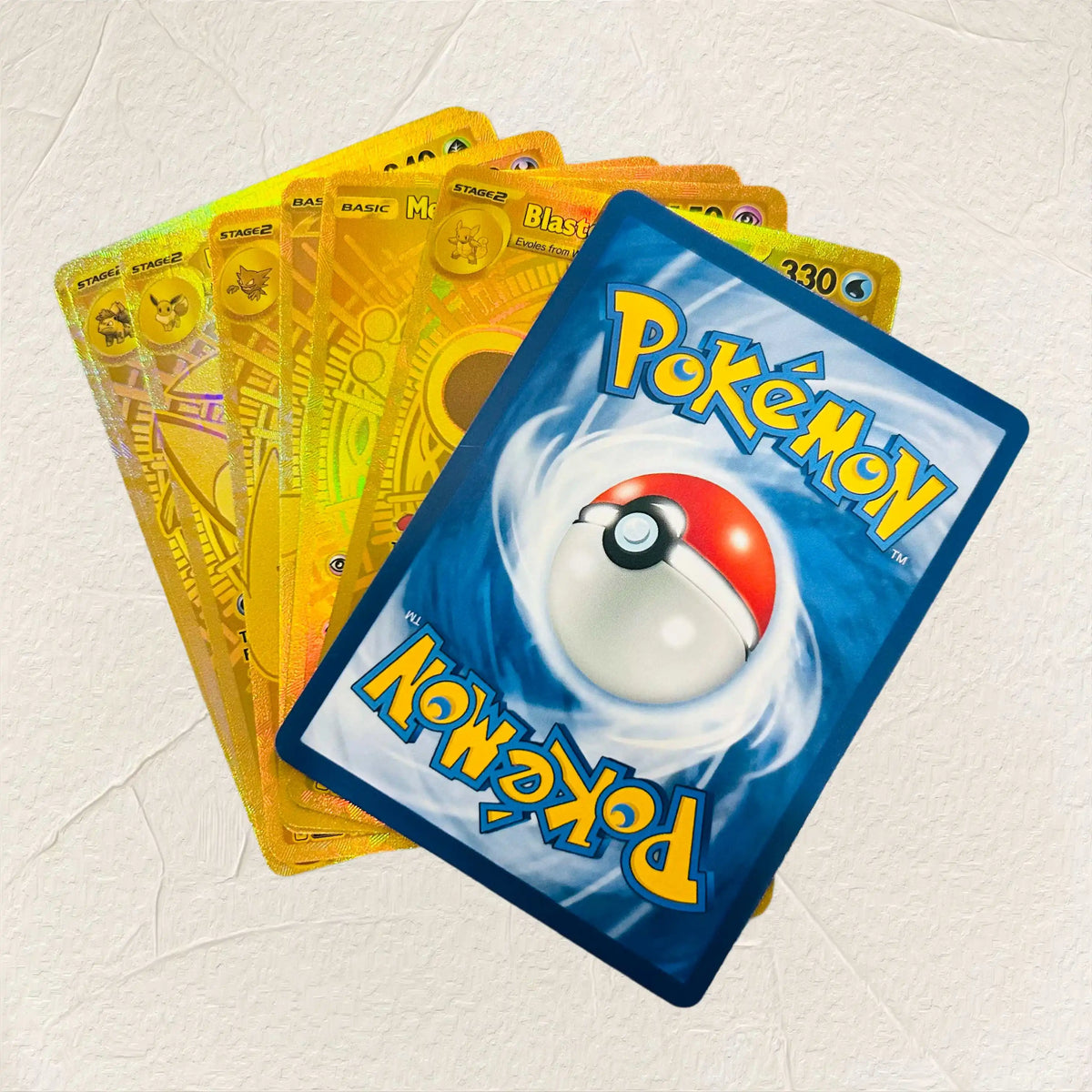 DIY Mew EX 012 Gold Foil Texture Cards English Version Collectible Grade Premium Anime Collection Cards