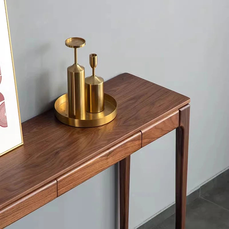 Classic Nordic Console Table Modern Minimalist Display Organizer Console Table Drawers Storage Tisch Wohnzimer Furniture
