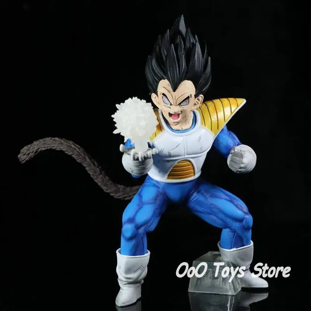 Anime Dragon Ball Z Figure Light Sphere Vegeta Action Figures Pvc Statue Ornamen Collection Model Toys Gifts 17-21cm