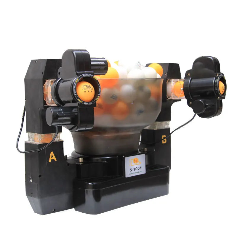 Table Tennis Robot, Ping Pong Ball Machine, Automatic Trainer for Practice, HP-S1001