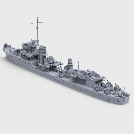 Hunt-Class French Destroyer La Combattante 1944 Full Hull MRY-SFW SSC600-A 1/350 1/700 Military Model Kit Miniature Static Model