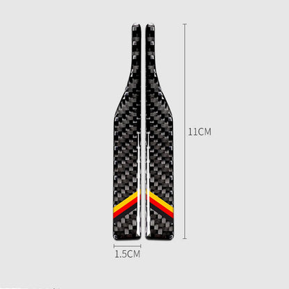 2Pcs Universal Car Rearview Mirror Anti-Collision Anti-Scratch Reflective Strips Auto Decor Protective Stickers Car Accessories