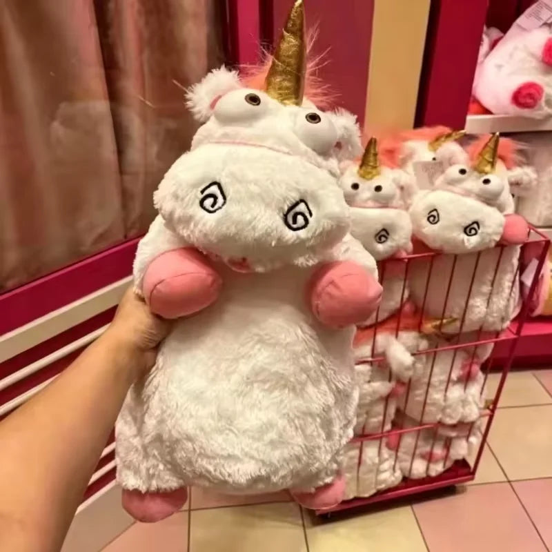 Minions Big Size 56cm & 40cm Unicorn Movie Plush Toy Anime Peripheral Soft Stuffed Doll Cute Room Ornament Birthday Gift For Kid