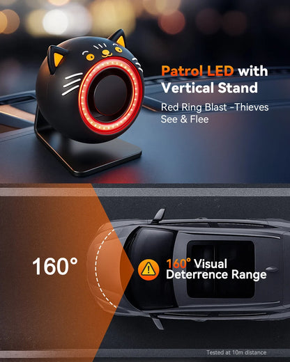 Extractme 120dB Wireless Car Alarm Automobile Protection System Device 3-Levels Sensitivity Vehicle Alarm System Car Accessories