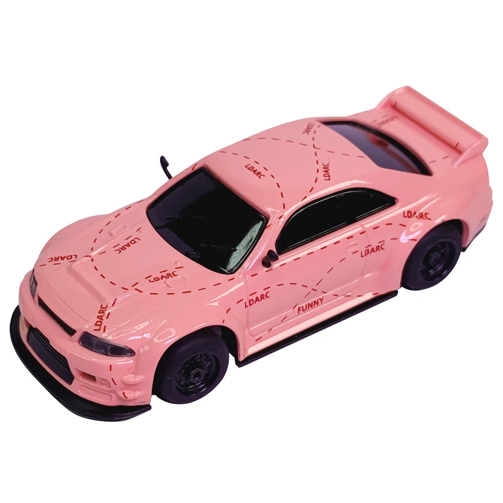 LDARC R02 Mini Rc Sports 1/64 Simulated Electric Remote Control Model Car Tabletop RTR 2.4G Adults Children'S Toys Gift