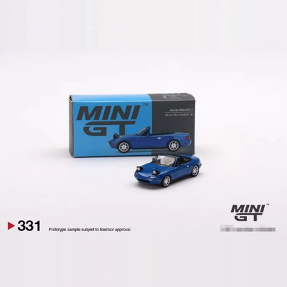 1:64 Mazda MX-5 convertible Miata NA 288 alloy die-cast miniature model,  adult decorative items, new in stock