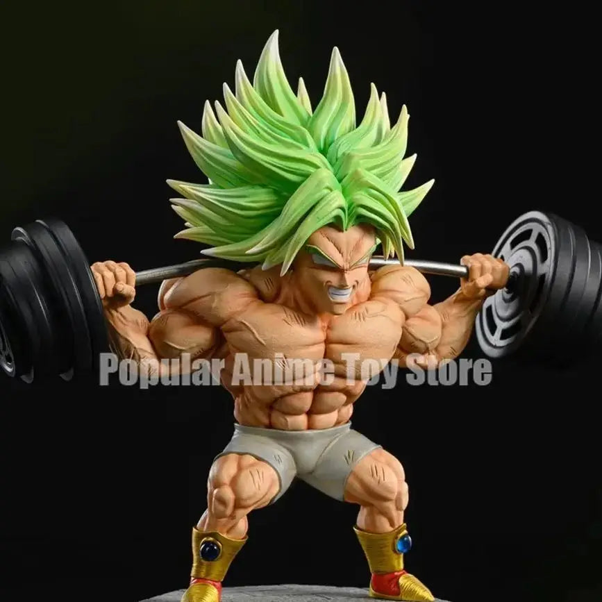 6.3in/16cm Anime Dragon Ball Z Broly Figure Pvc Action Figures Fitness Broly Figurine Gk Statue Collection Model Toys