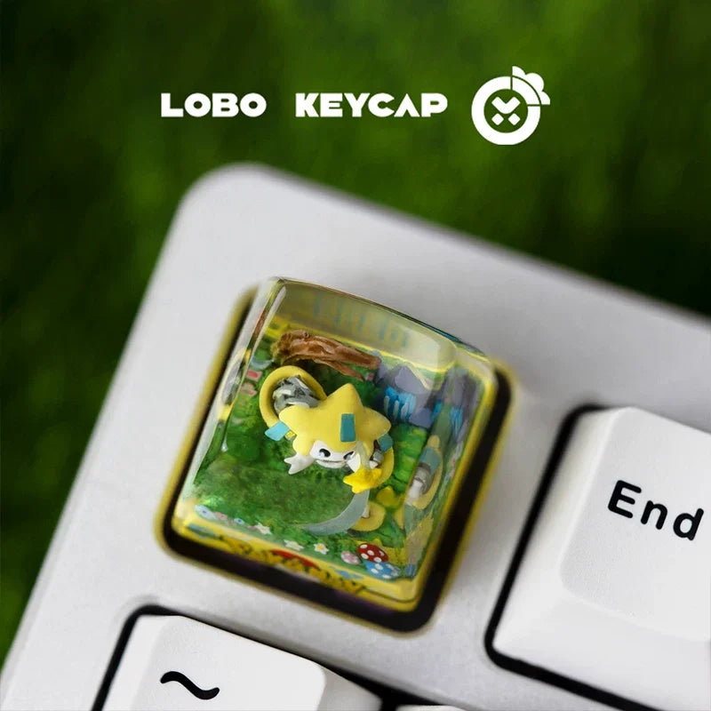 Pokemon Drip Glue Keycap Resin Keycap For Mechanical Keyboard Artisan Customized Keyboard Accessory
