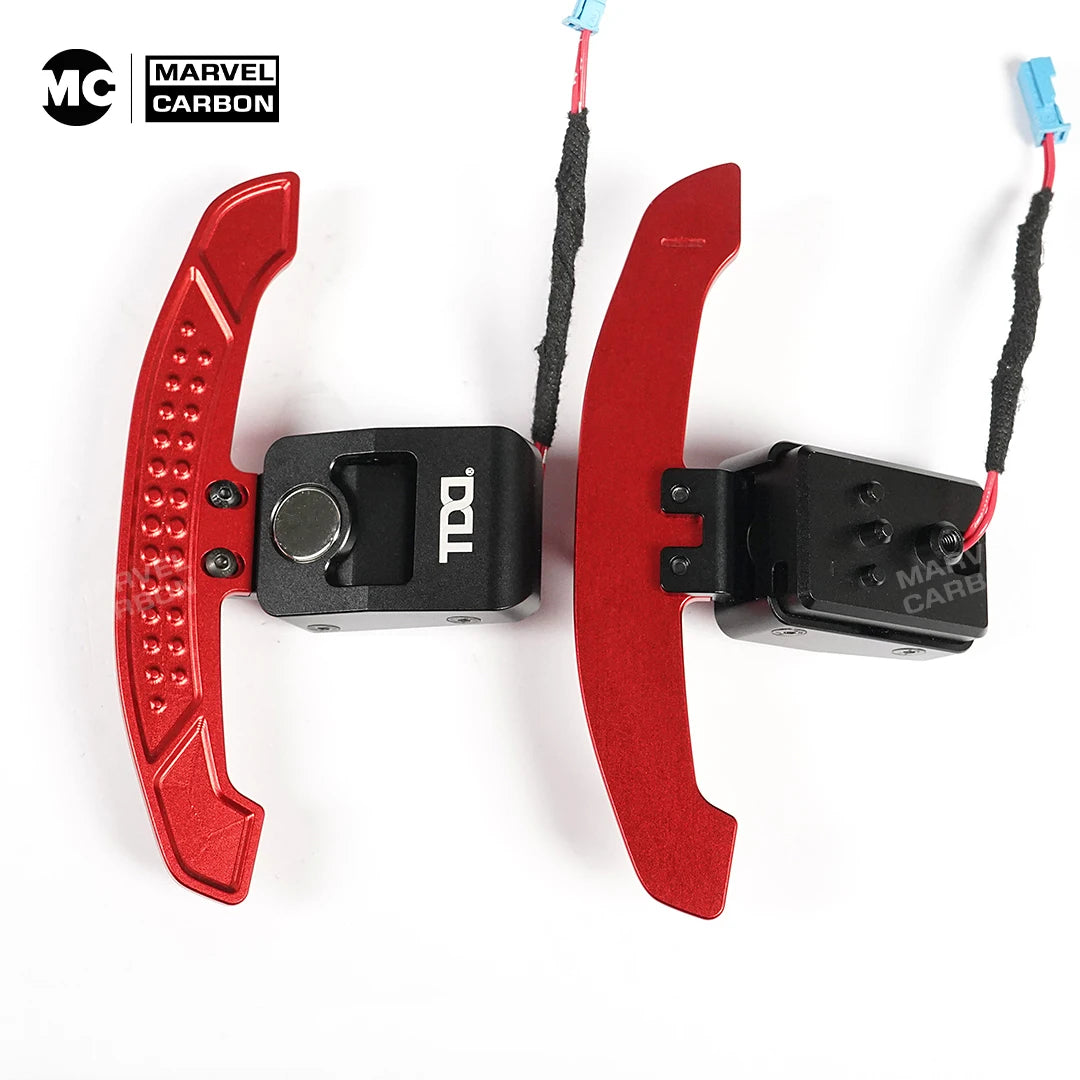 For BMW 1-4 series f20 f21 f30 f22 f80 g20 g30 g80 m3 m5 x3 x5 Magnetic Carbon Fiber Steering Wheel Paddle Shifter Extensions