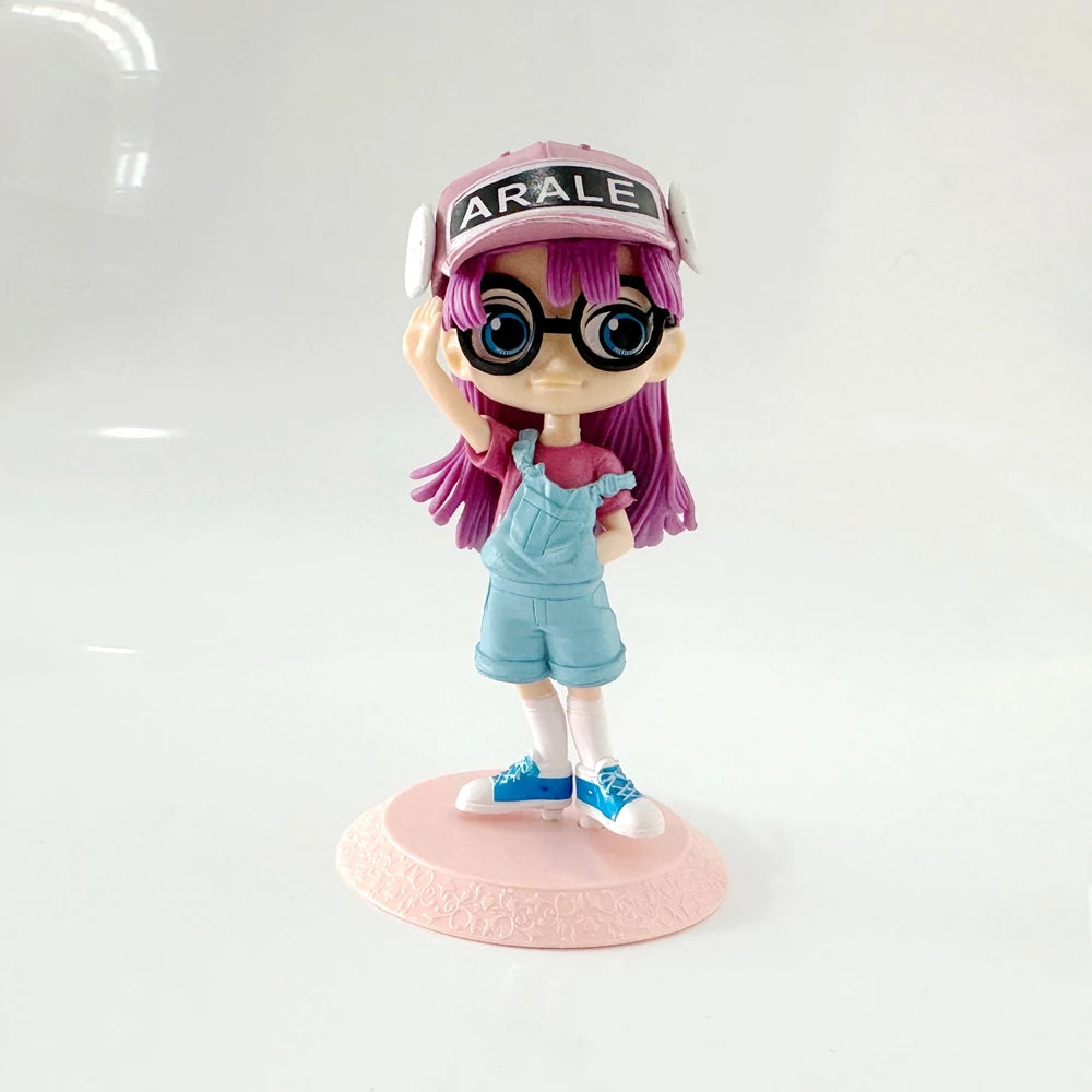1 Pc Anime Arale Action Figures Wear Glasses Dr Slump Girl Standing PVC Model Collection Gift Toy