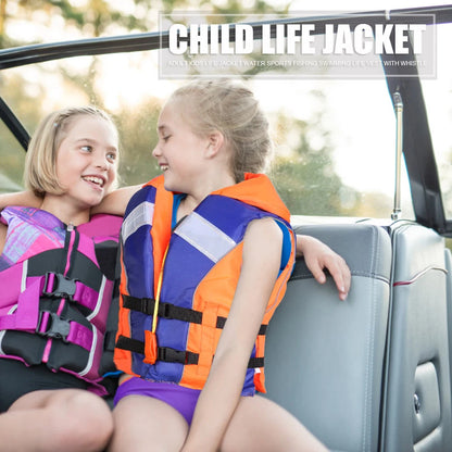 Children's Male and Female Life Jackets Professional High Buoyancy Water Park Learning Swimming Vest Anti Choking Vest ﻿