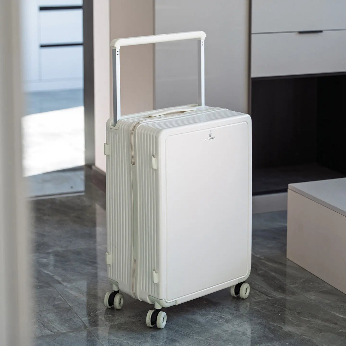 KLQDZMS Suitcase Women's Zipper Boarding Box Men's Aluminum Frame Trolley Case 20"24"26"28 Inch Large Capacity Travel Luggage