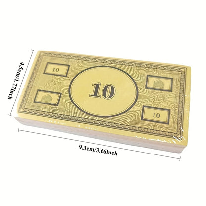 150 pcs Game Prop Money, Refill Pack with 7 Denominations, Ideal for Family Entertainment Parties and Outdoor Games