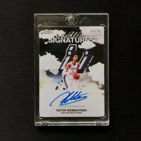 DIY Handmade Victor Wembanyama NBA Cards Kaboom NOIR Classic Design Replica Collectible Cards for Wemby Fans Collectible Gift