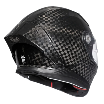 Unisex Lightweight Carbon Fiber Kevlar Full Face Motorcycle Street Bike Helmets Racing Helmet DOT ECE Approved CYRIL Casque Moto