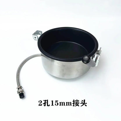 Popcorn machine accessories 8 ounces non-stick pan Heating tube bulb Stirring shaft of the explosion grain pot Mixer machine
