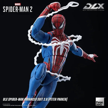 Pre-Order Threezero DLX Spider-Man Advanced Suit 2.0 1/12 Scale Articulated Figure - Marvel Recommended, Advanced Joints