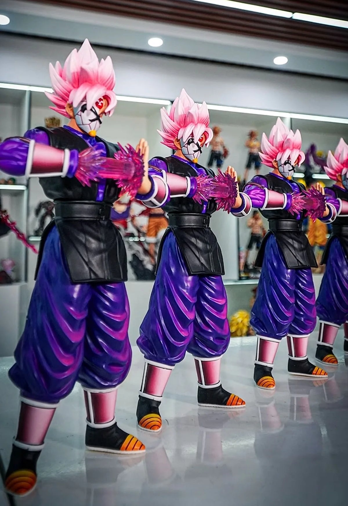 31cm/11.81inch ZW Toy Dragon Ball Z Figure Zamasu Black Goku Anime Figures Super Saiyan PVC Statue Collection Model Xmas Gifts