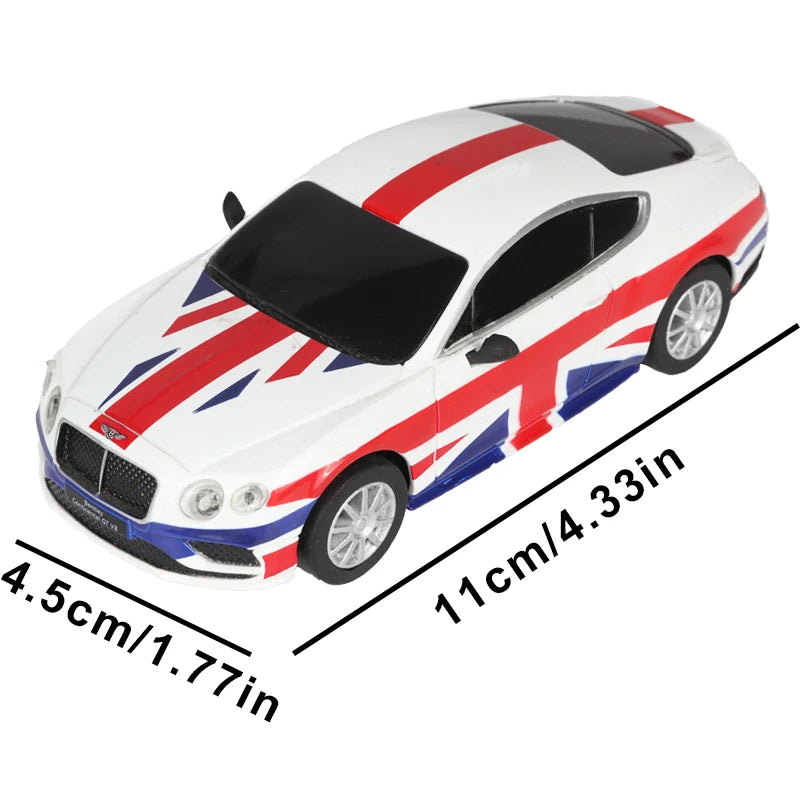 Slot Car 1 43 Scale GranTurismo MC GT4 Continental GT Polestar Police Car For Analog Carrera GoEvolution Most  1:43 Tracks
