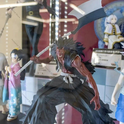 Original Banpresto Bleach Maximatic Zaraki Kenpachi Action Figure Anime Collection Model Decoration For Adult Fans